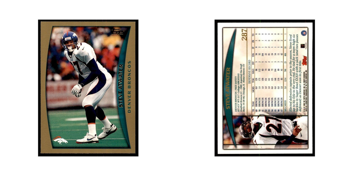 1998 Topps Steve Atwater Broncos #287