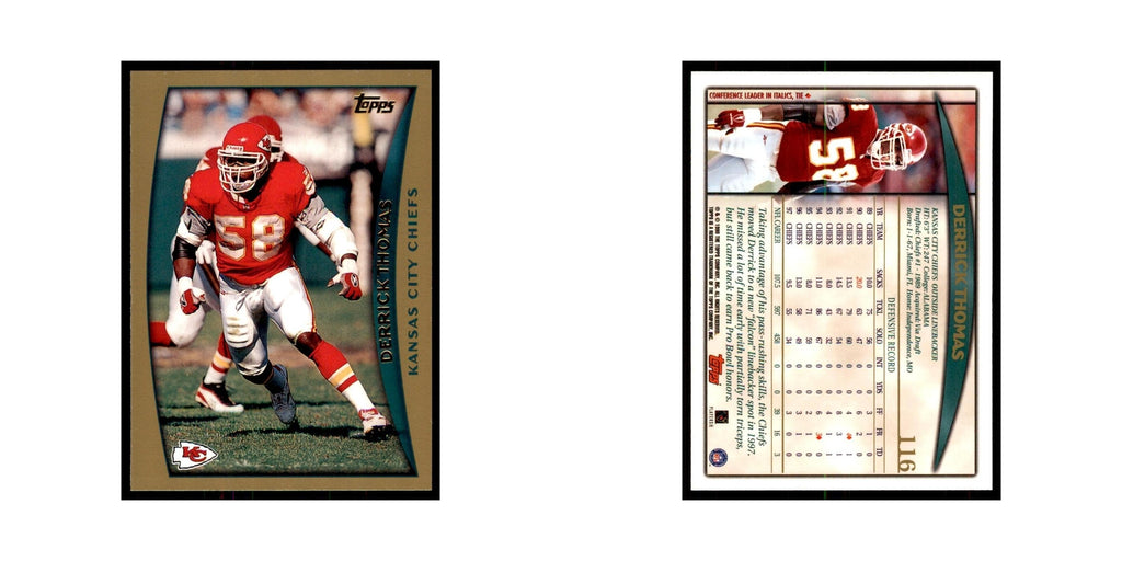 1998 Topps Derrick Thomas Chiefs #116