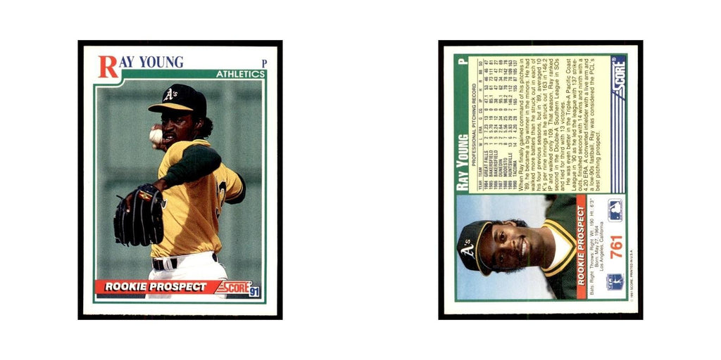 1991 Score Ray Young Baseball Cards #761