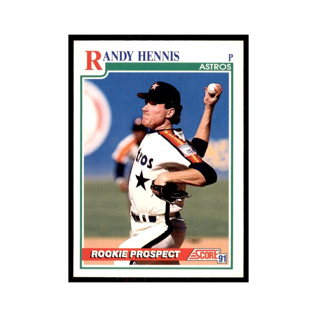 1991 Score Randy Hennis Baseball Cards #752