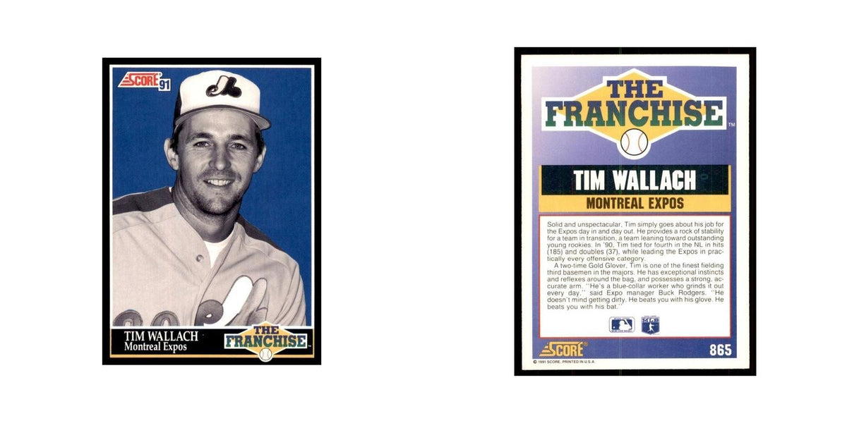 1991 Score Tim Wallach Baseball Cards #865
