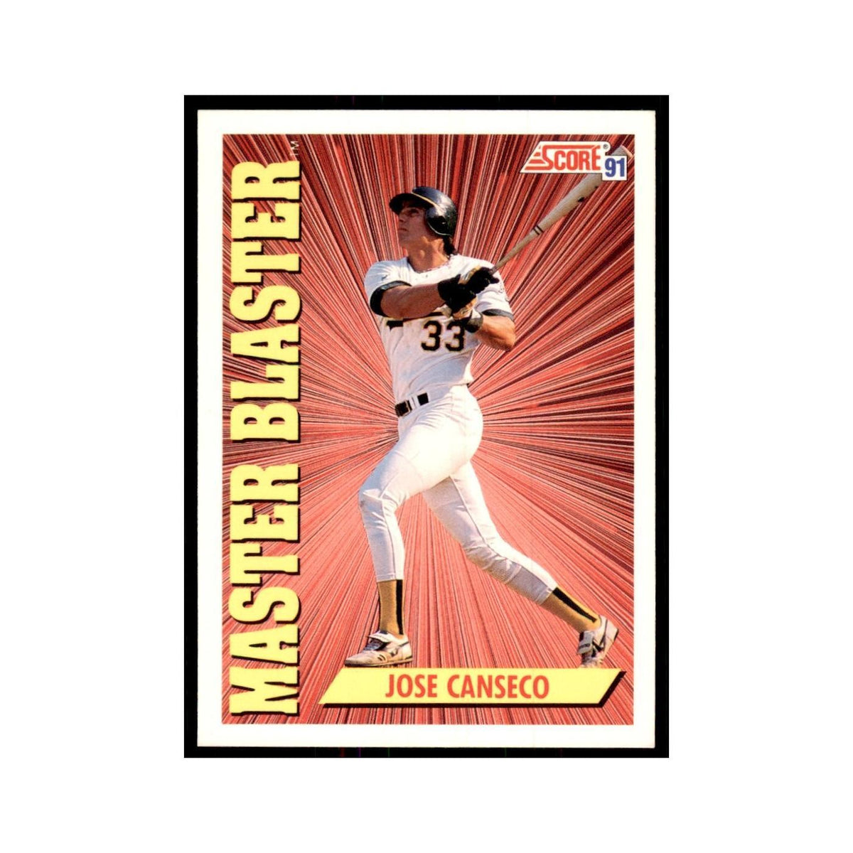 1991 Score Jose Canseco Baseball Cards #690