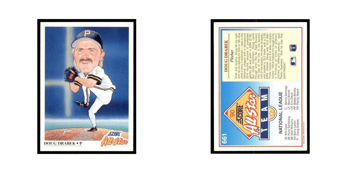 1991 Score Doug Drabek Baseball Cards #661
