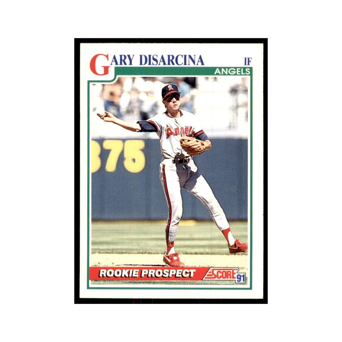 1991 Score Gary DiSarcina Baseball Cards #768