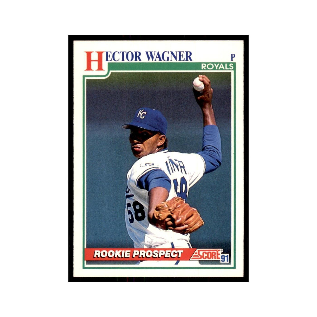 1991 Score Hector Wagner Baseball Cards #730