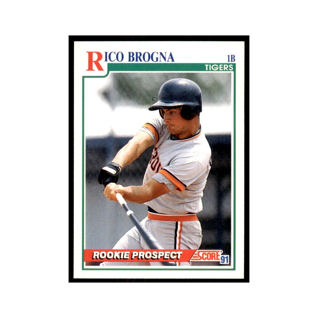 1991 Score Rico Brogna Baseball Cards #741