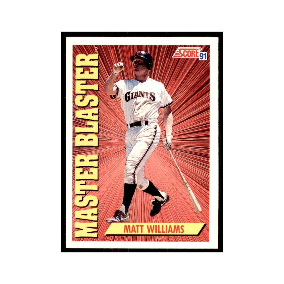 1991 Score Matt Williams Baseball Cards #689