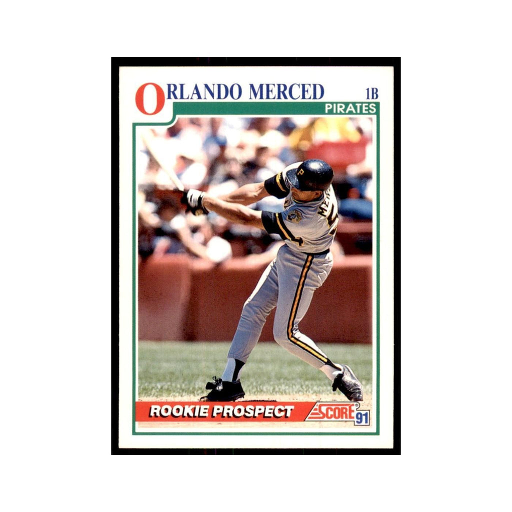 1991 Score Orlando Merced Baseball Cards #747