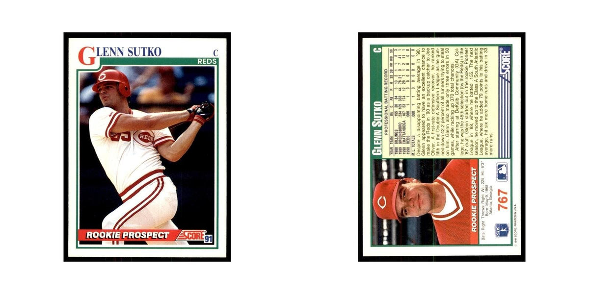 1991 Score Glenn Sutko Baseball Cards #767