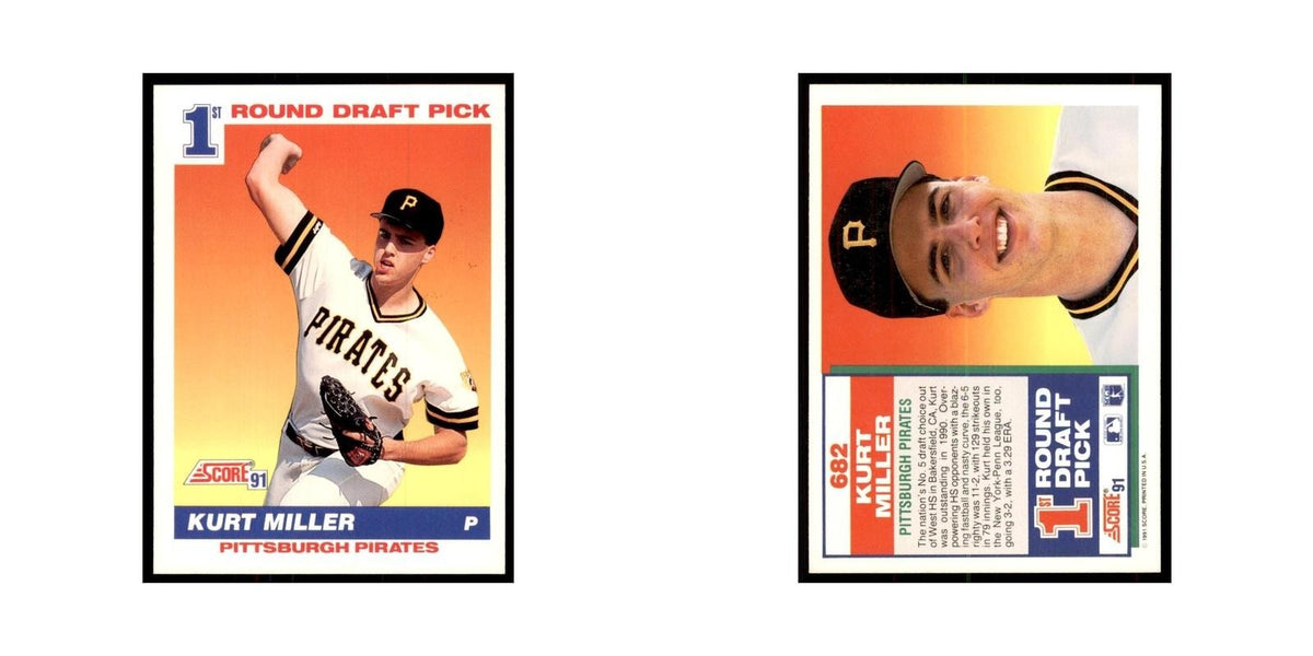 1991 Score Kurt Miller Baseball Cards #682