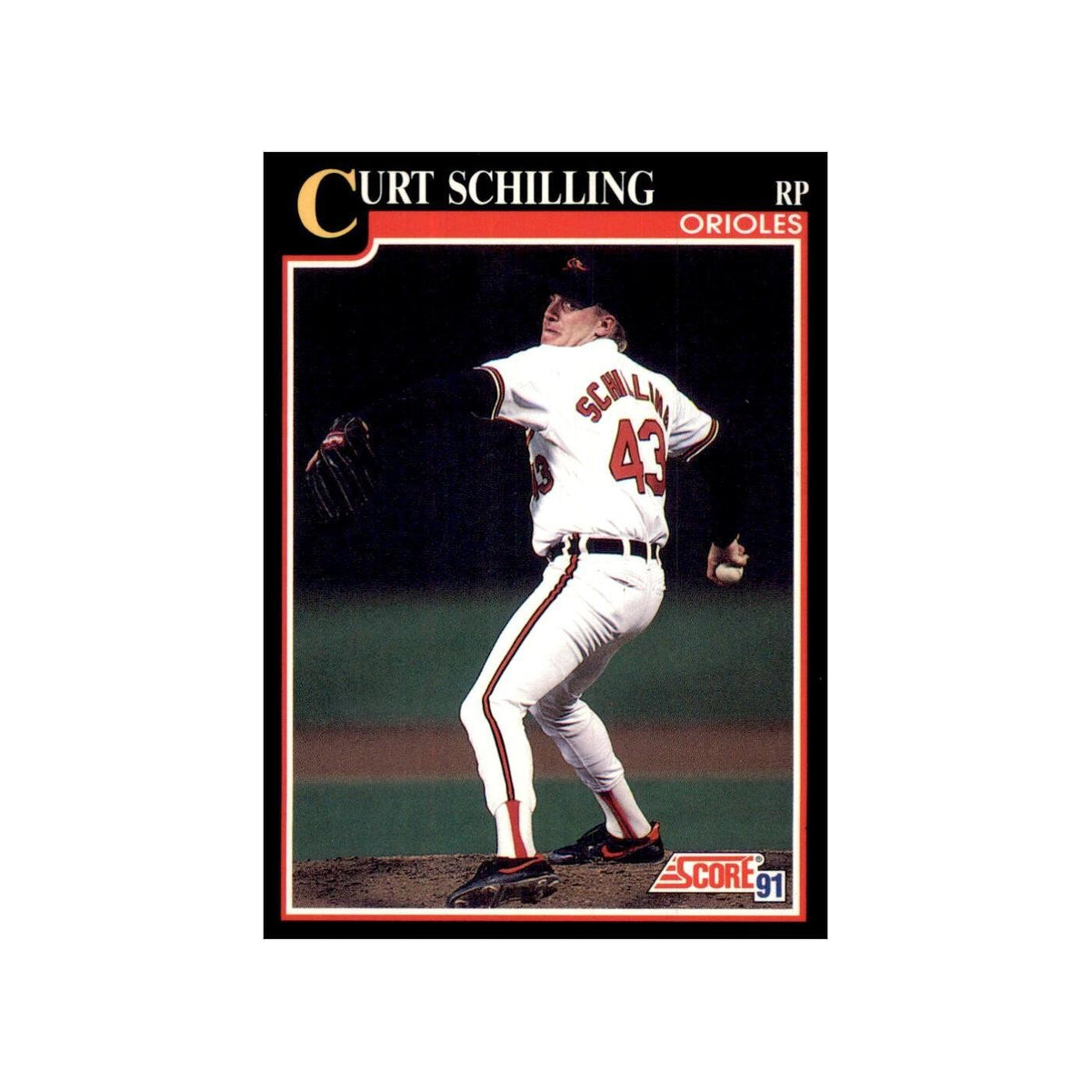 1991 Score Curt Schilling Baseball Cards #788