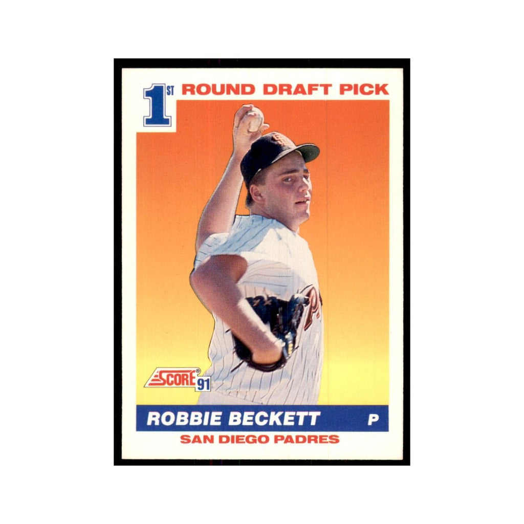 1991 Score Robbie Beckett Baseball Cards #673