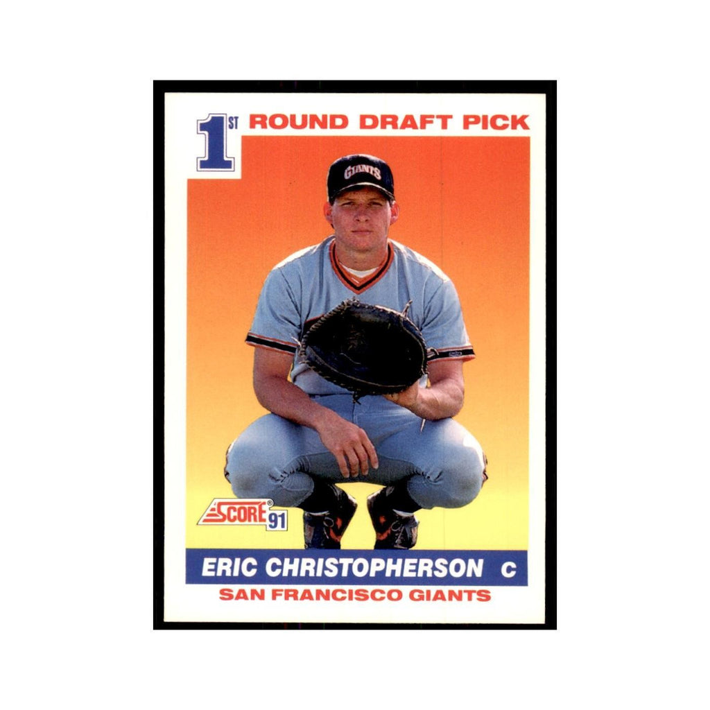 1991 Score Eric Christopherson Baseball Cards #672