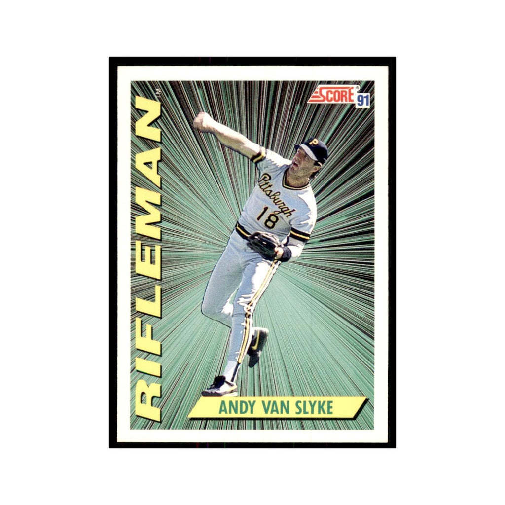 1991 Score Andy Van Slyke Baseball Cards #698