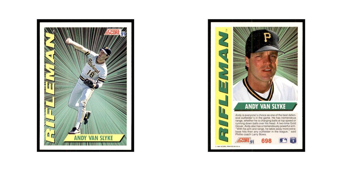1991 Score Andy Van Slyke Baseball Cards #698