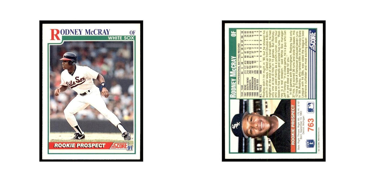 1991 Score Rodney McCray Baseball Cards #763