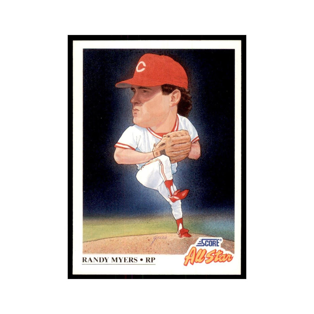 1991 Score Randy Myers Baseball Cards #662