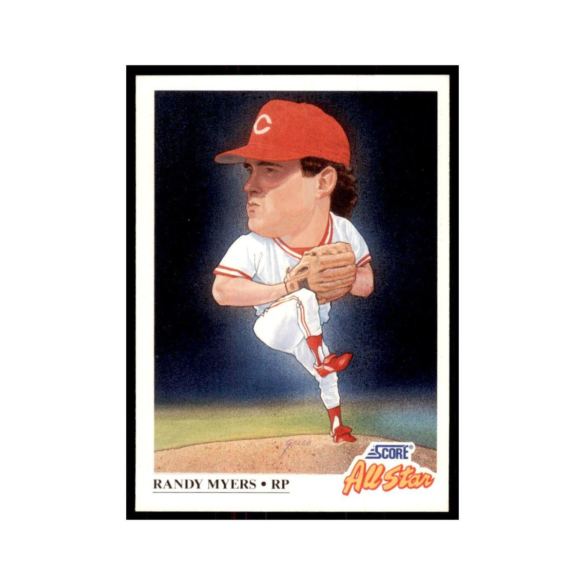 1991 Score Randy Myers Baseball Cards #662