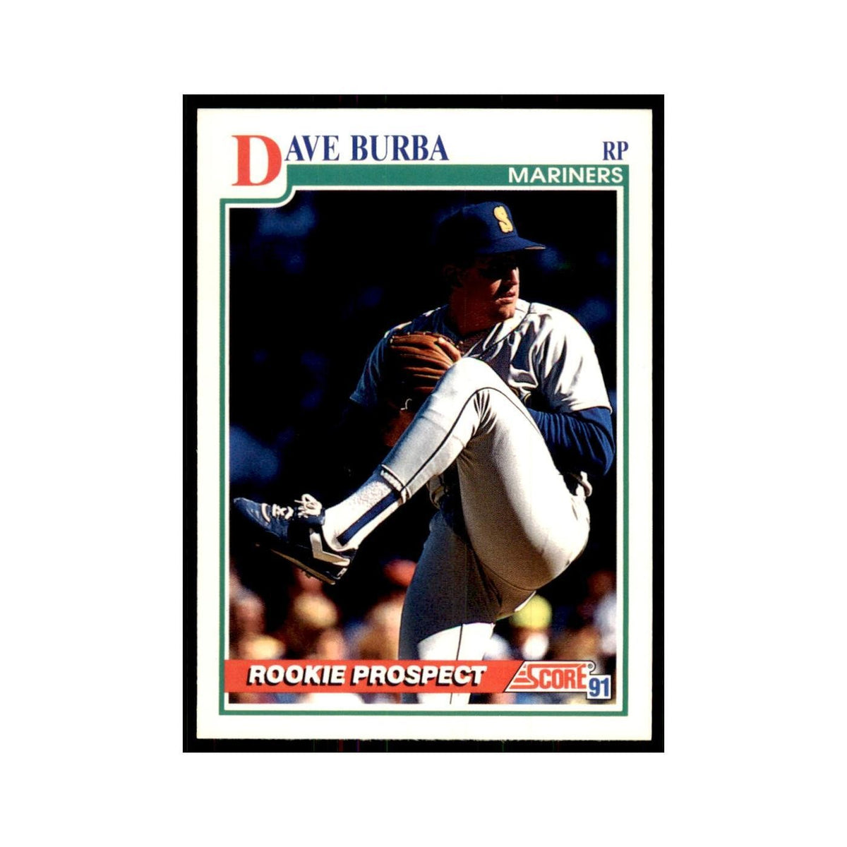 1991 Score Dave Burba Baseball Cards #742