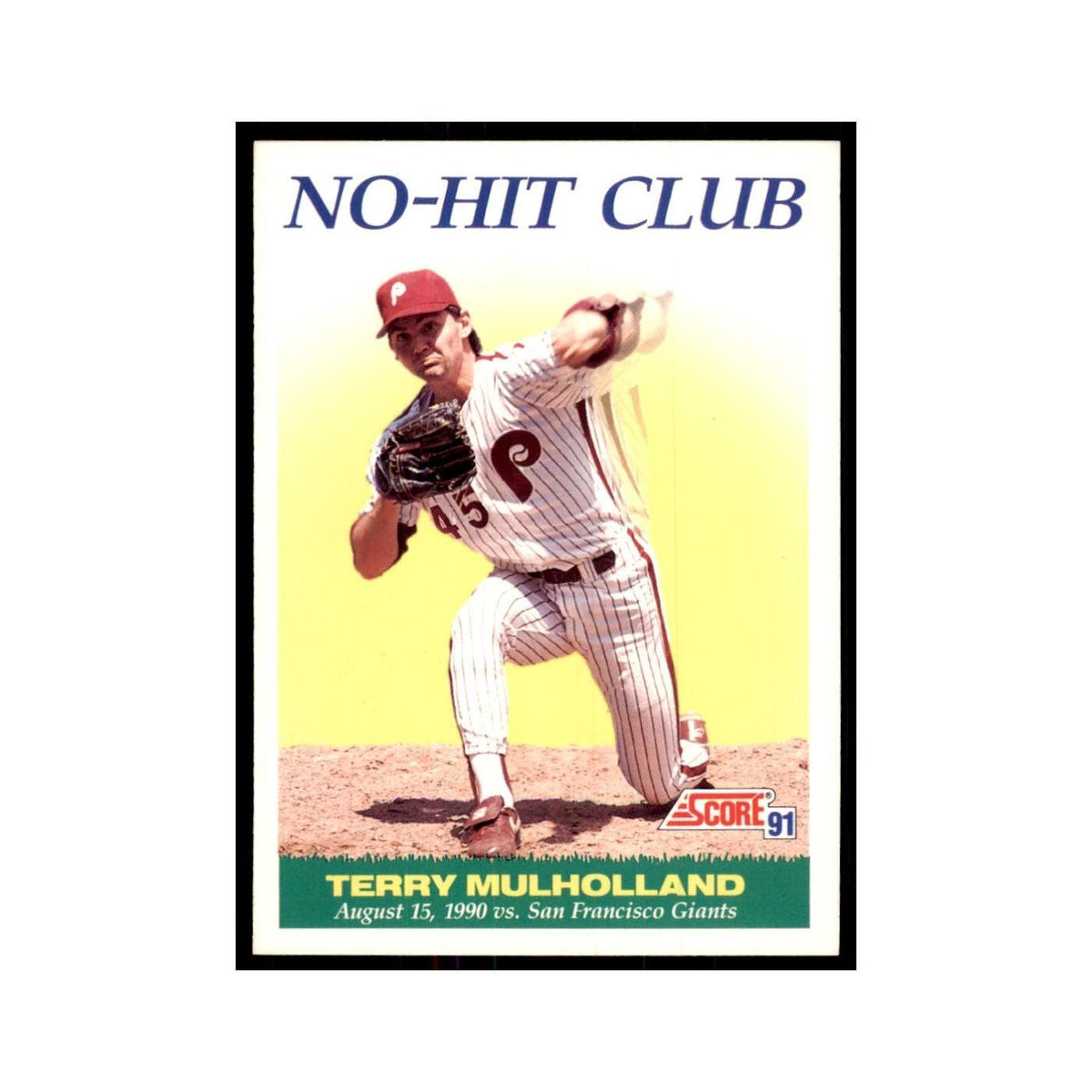 1991 Score Terry Mulholland Baseball Cards #706