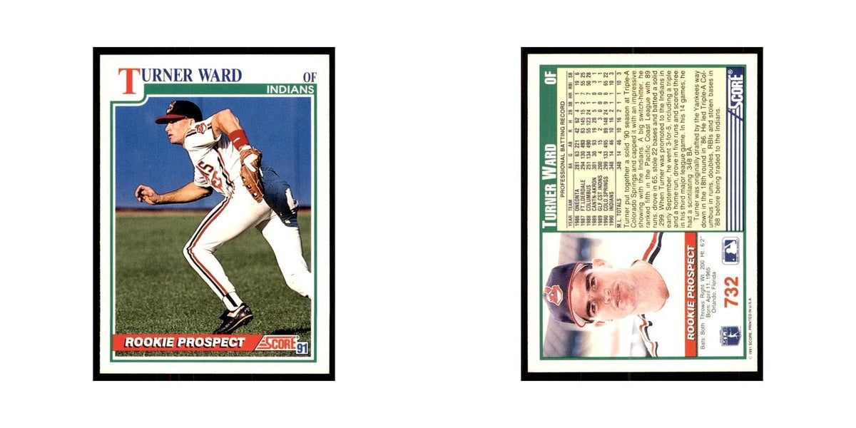 1991 Score Turner Ward Baseball Cards #732