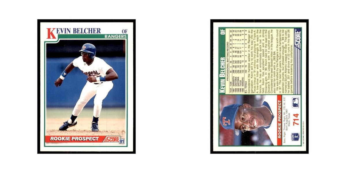 1991 Score Kevin Belcher Baseball Cards #714