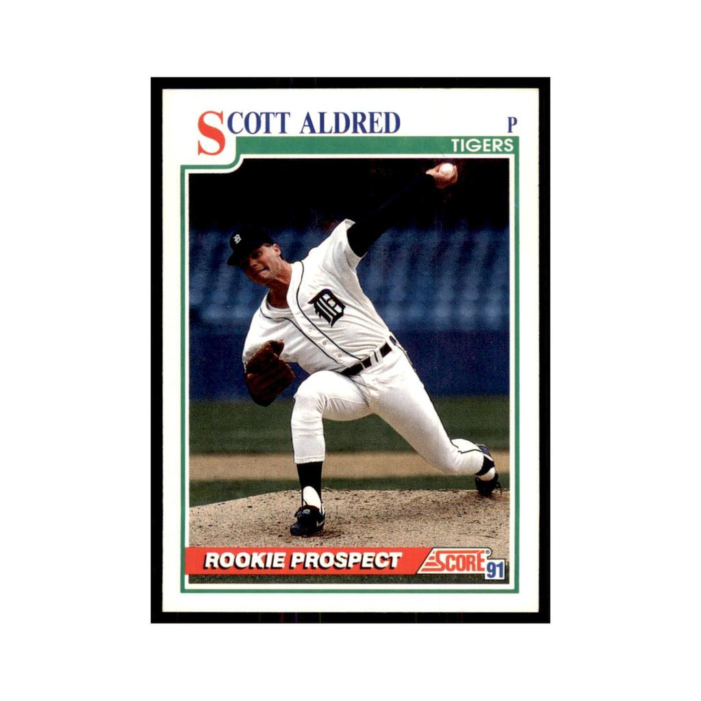 1991 Score Scott Aldred Baseball Cards #740