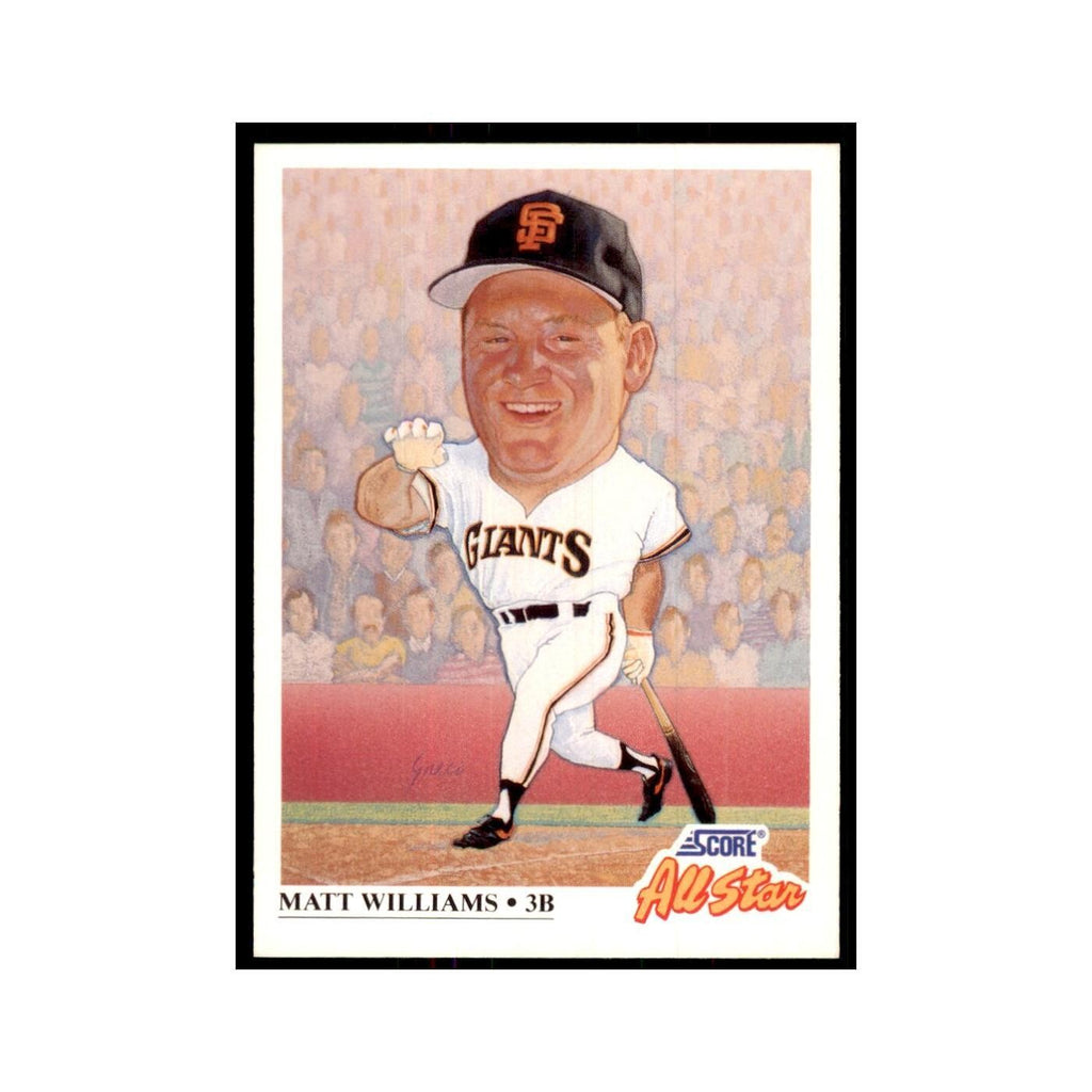 1991 Score Matt Williams Baseball Cards #667