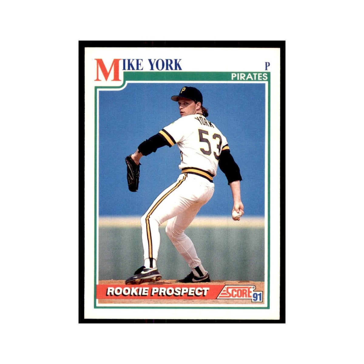 1991 Score Mike York Baseball Cards #738
