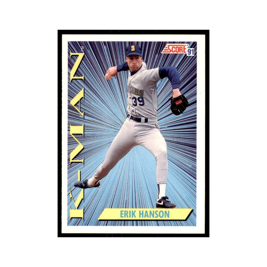 1991 Score Erik Hanson Baseball Cards #688