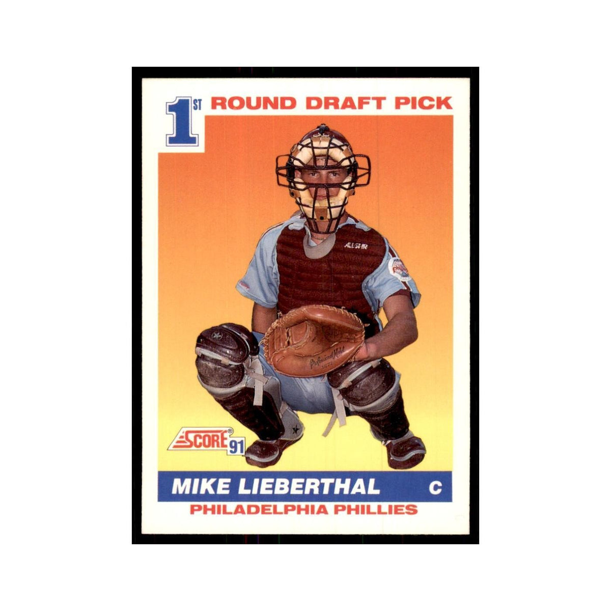 1991 Score Mike Lieberthal Baseball Cards #683
