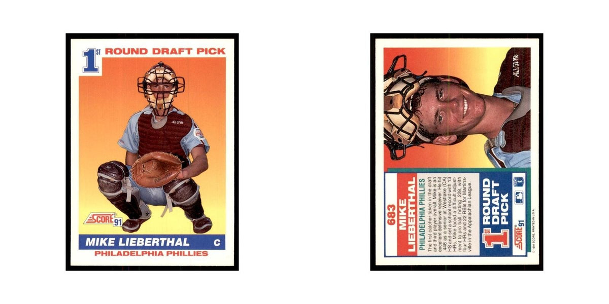 1991 Score Mike Lieberthal Baseball Cards #683