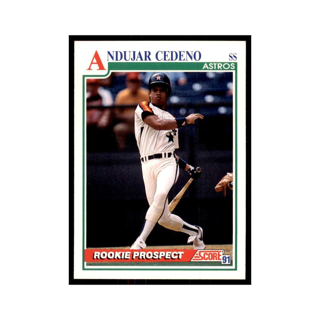 1991 Score Andujar Cedeno Baseball Cards #753