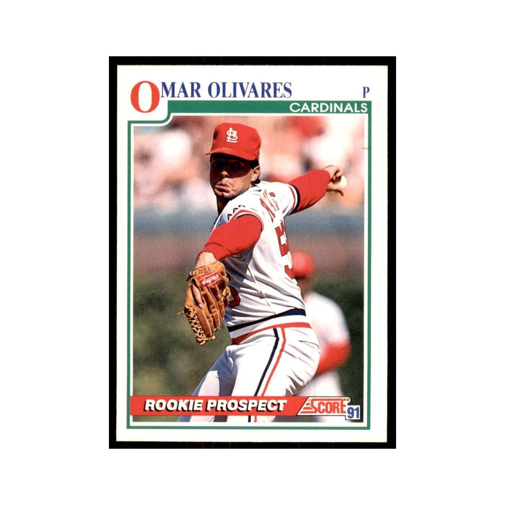 1991 Score Omar Olivares Baseball Cards #748