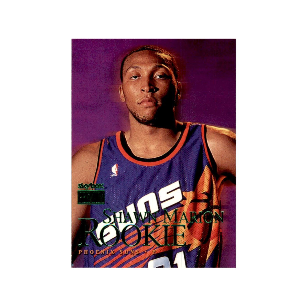 1999 SkyBox Premium Shawn Marion RC Basketball Cards #109