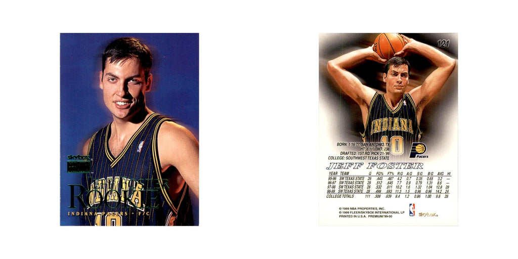 1999 SkyBox Premium Jeff Foster RC Basketball Cards #121