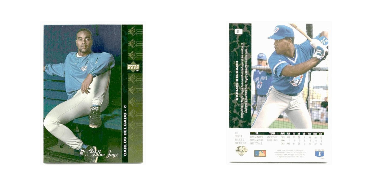 Carlos Delgado 1994 SP #41 Toronto Blue Jays Baseball Card NM