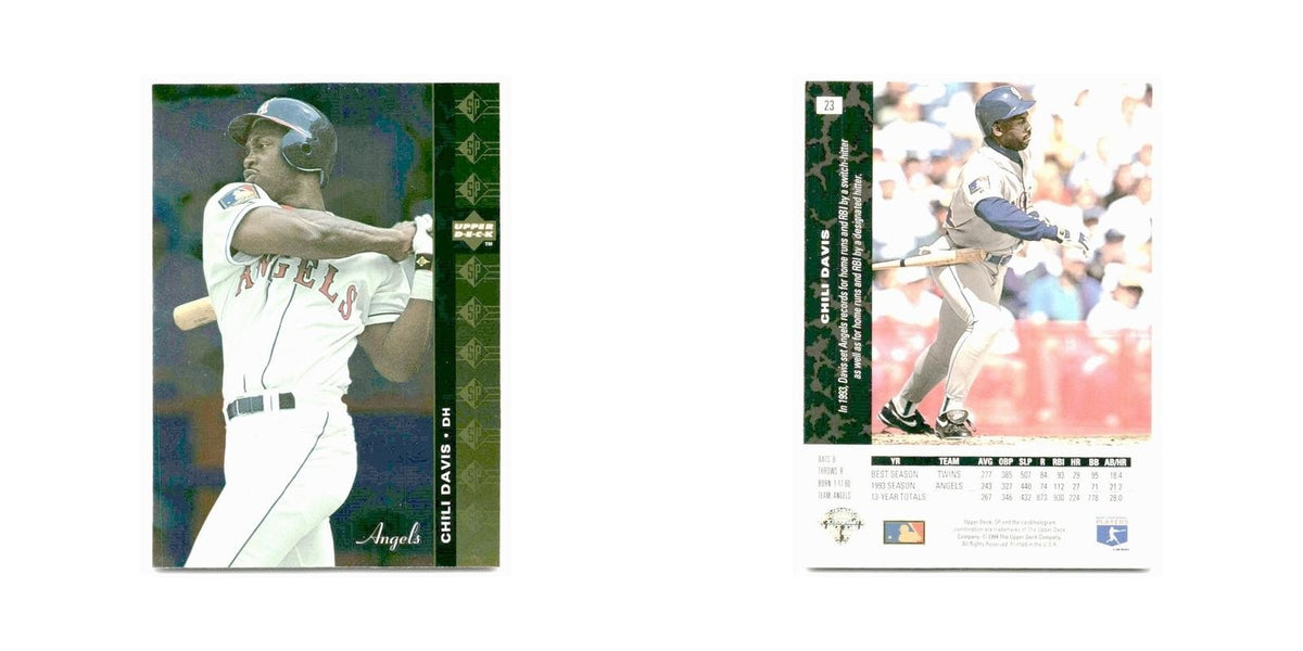 Chili Davis 1994 SP #23 California Angels Baseball Card NM