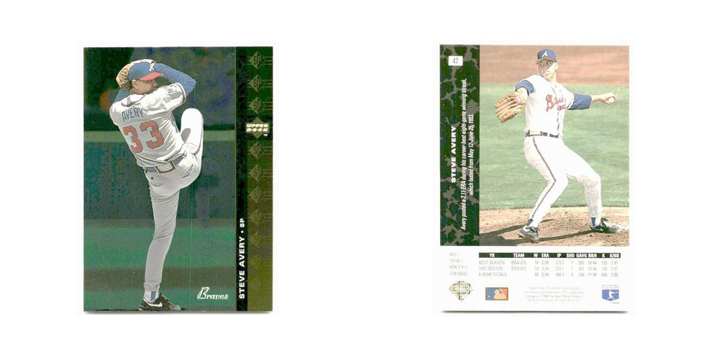 Steve Avery 1994 SP #47 Atlanta Braves Baseball Card NM