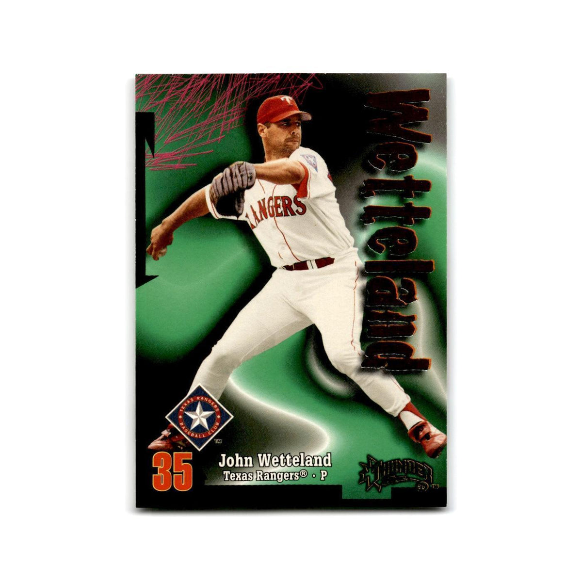 1998 SkyBox Thunder John Wetteland Rangers #98
