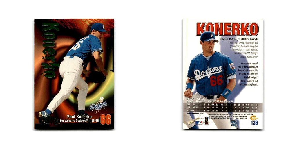 1998 Skybox Thunder Paul Konerko Dodgers #139