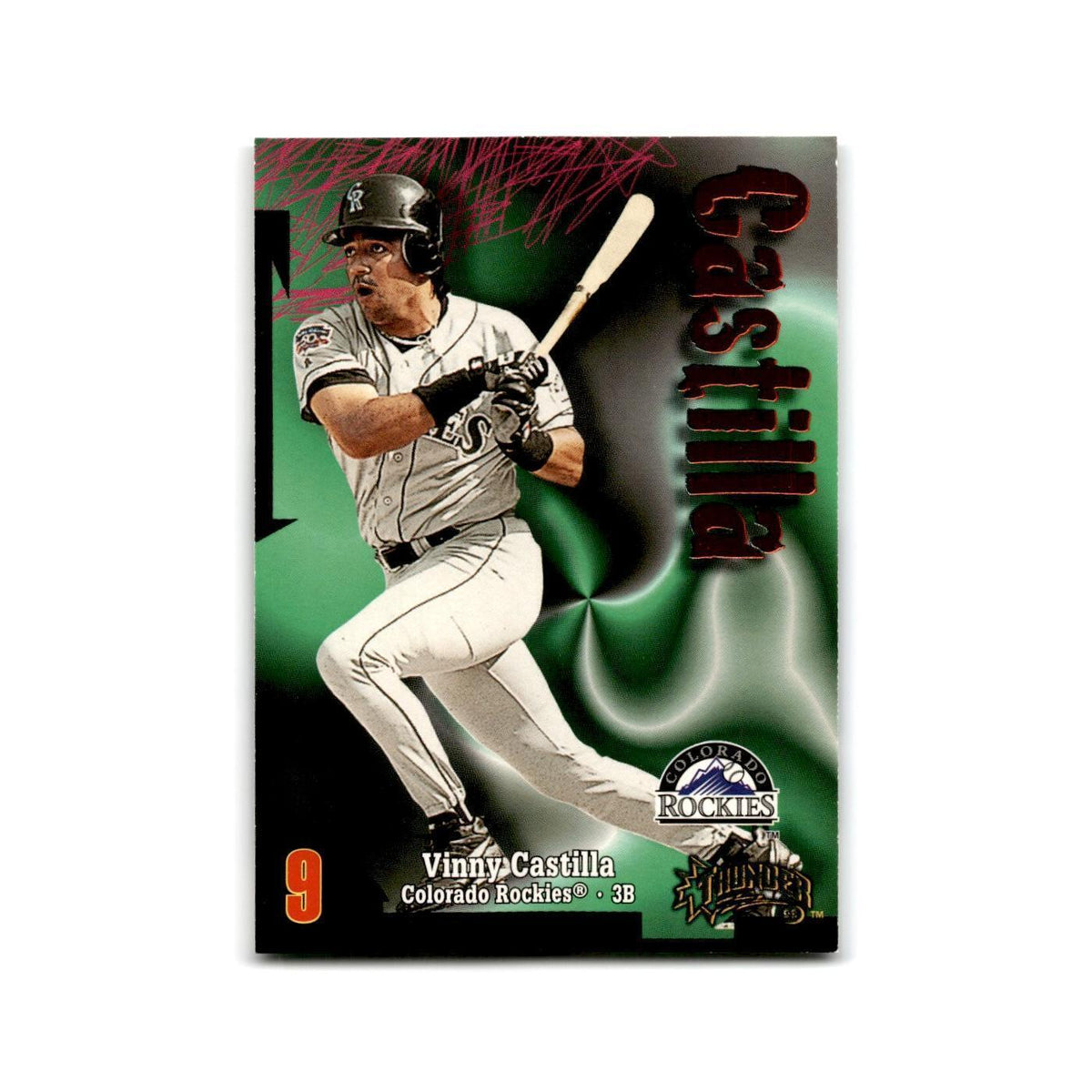 1998 SkyBox Thunder Vinny Castilla Rockies #188