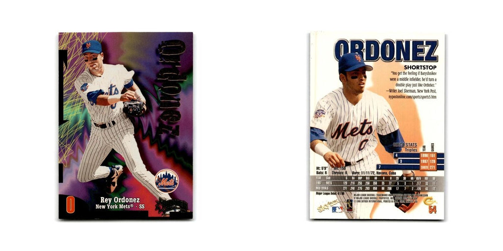 1998 SkyBox Thunder Rey Ordonez Mets #54