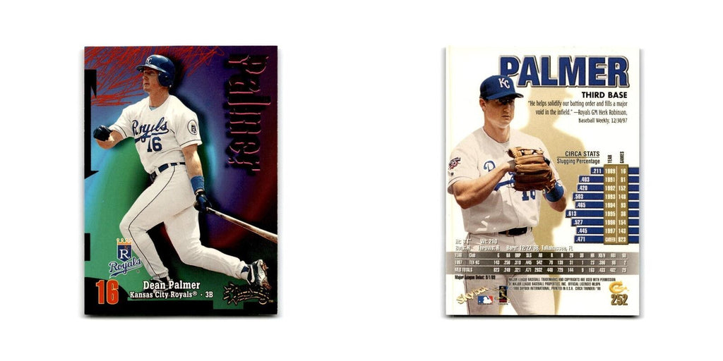 1998 Skybox Thunder Dean Palmer Royals #252