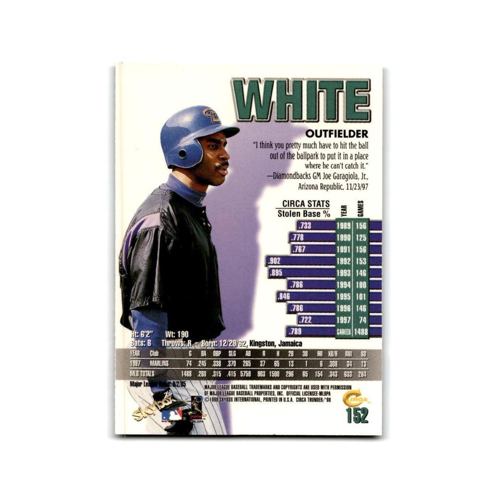 1998 Skybox Thunder Devon white Diamondbacks #152