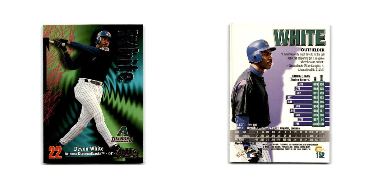 1998 Skybox Thunder Devon white Diamondbacks #152