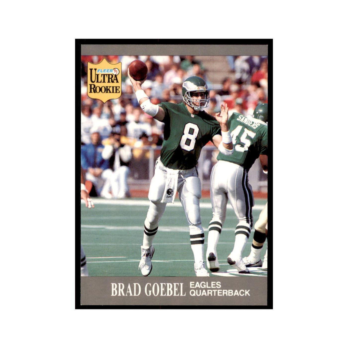 1991 Fleer Update Brad Goebel RC Football Cards #U-71