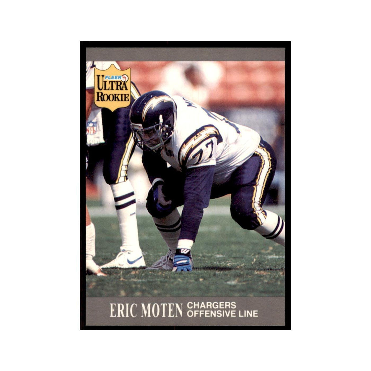 1991 Fleer Update Eric Moten RC Football Cards #U-83