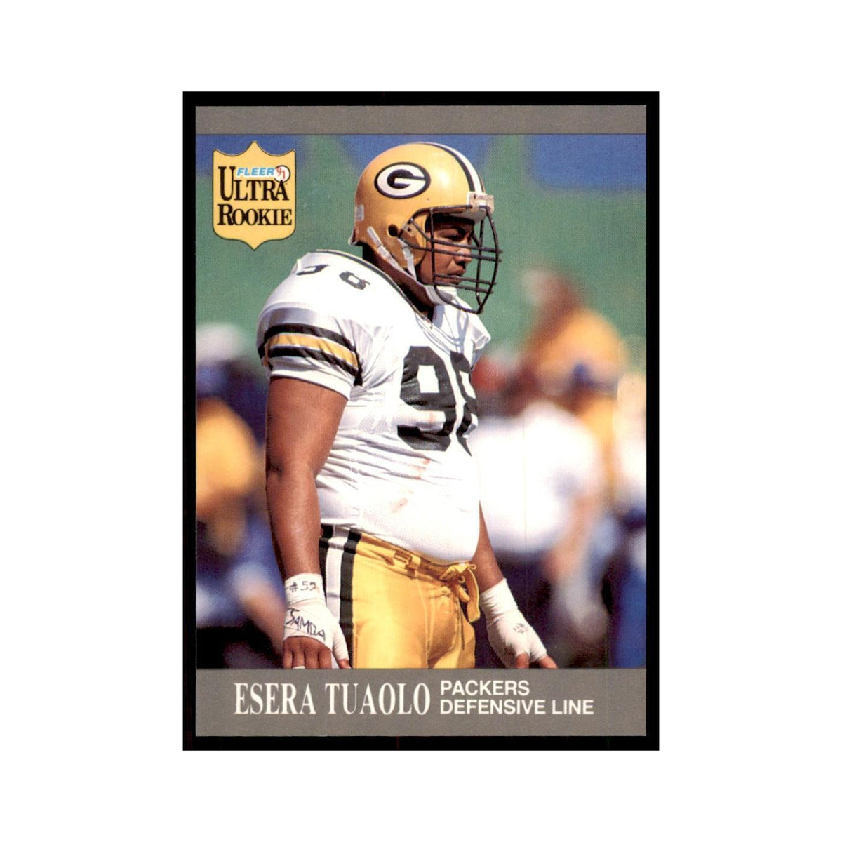 1991 Fleer Update Esera Tuaolo RC Football Cards #U-33