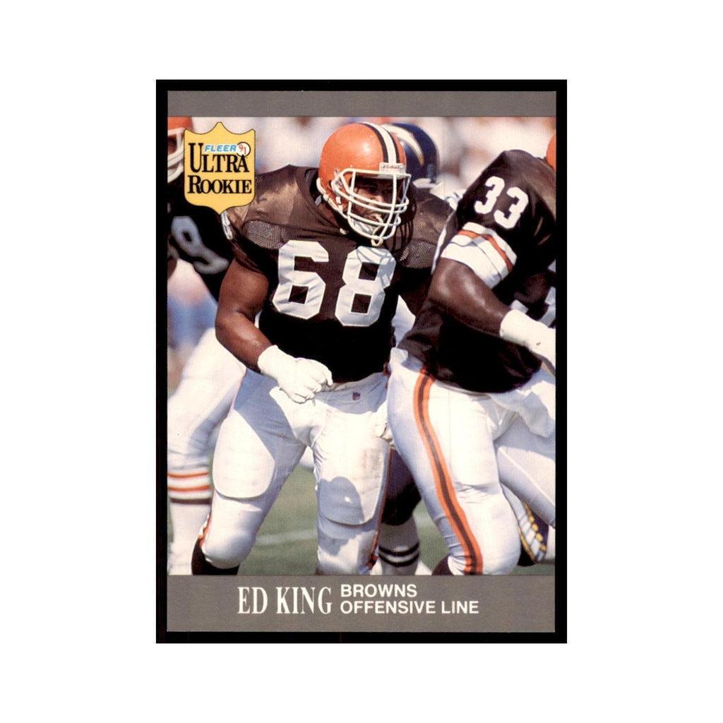 1991 Fleer Update Ed King RC Football Cards #U-17